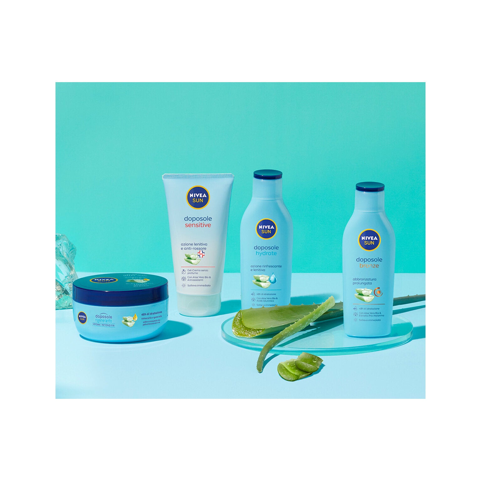 Nivea Sun Gel Crema Doposole Sensitive 175ml Dopo Sole Per Pelli Sensibili Rinfrescante E Lenitivo-6