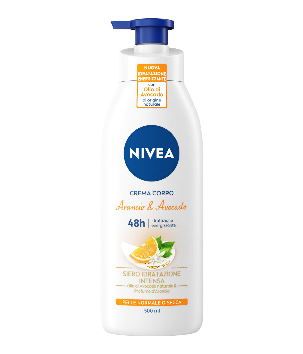 Nivea Crema Corpo Arancio E Avocado 500ml Idratante E Profumata Per Pelli Normali E Secche-2