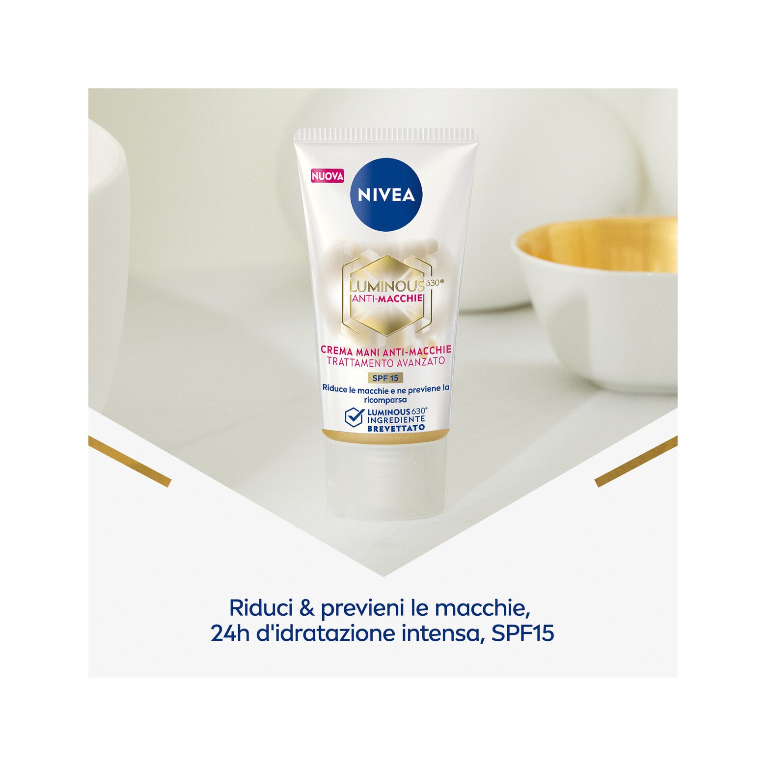 Nivea Cellular Luminous630 Crema Mani Anti-Macchie Trattamento Avanzato Anti-Età SPF15 50ml-3