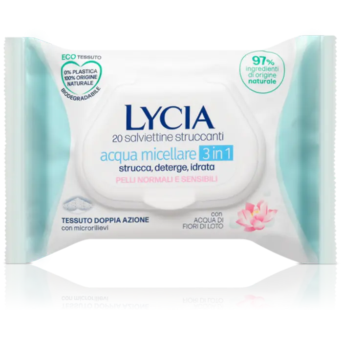 Lycia 20 Salviette Struccanti Micellari