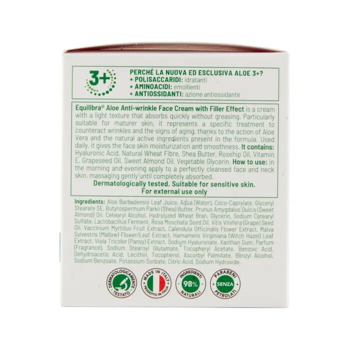 Equilibra Aloe Crema Viso Anti-Rughe 50ml-3