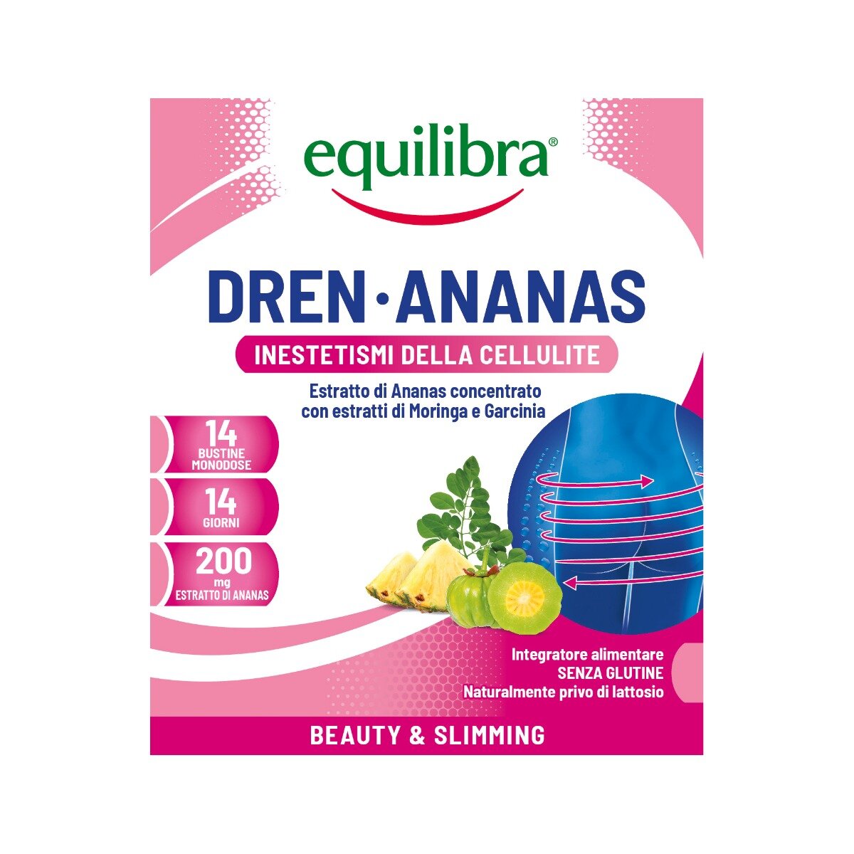Equilibra Dren-Ananas integratore alimentare 14 bustine monodose-3