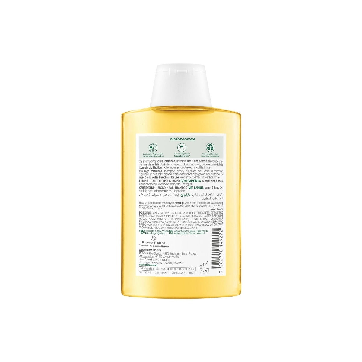 Klorane Camomilla shampoo 200ml-2