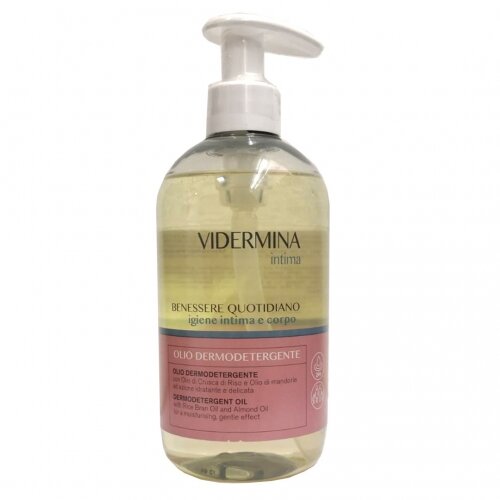 Vidermina Intima Benessere Quotidiano olio detergente corpo e intimo 500ml-2