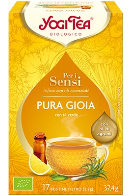 Yogi Tea Per i Sensi Pura Gioia infuso con oli essenziali bio 17 bustine filtro-2