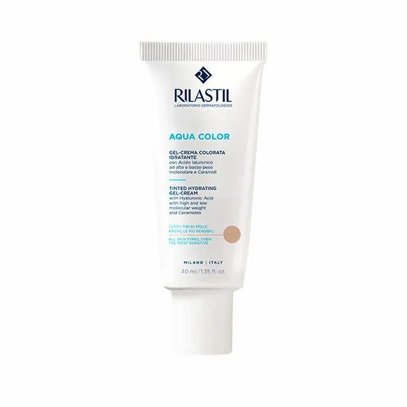 Rilastil Aqua Color Gel Crema Colorata Idratante Tonalità Medium 40ml-1