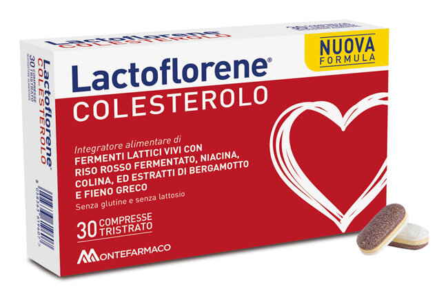 Lactoflorene Colesterolo integratore alimentare 30 compresse-2