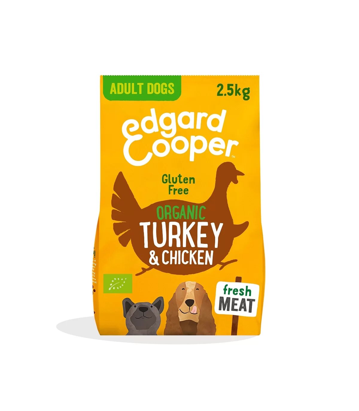 Edgard & Cooper Adult Tacchino E Pollo Biologici Senza Glutine Crocchette per Cani 2,5 Kg-3