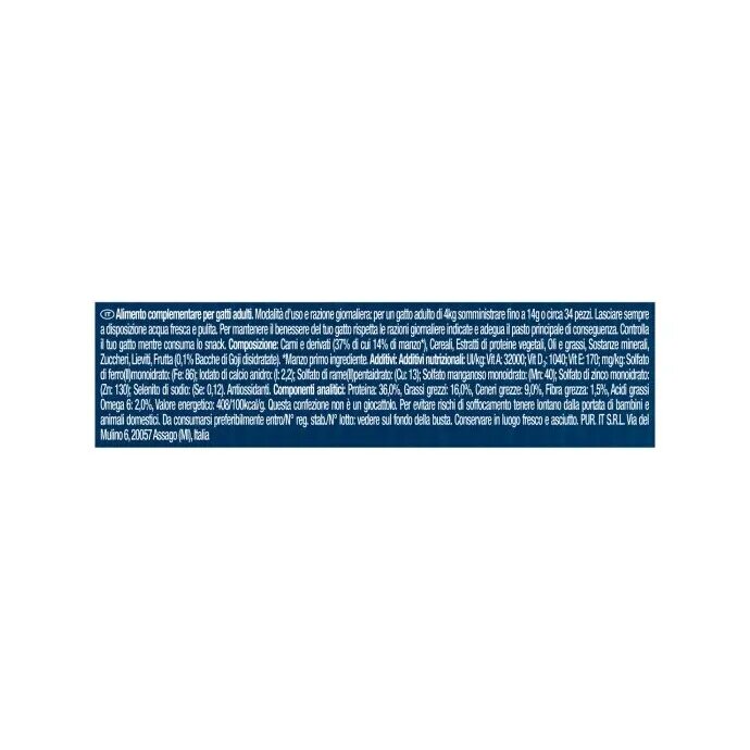 Purina Felix Naturally Delicious Gusto Manzo Cibo Umido Gatti Adulti Busta 50g-3