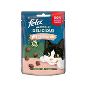 Purina Felix Naturally Delicious Gusto Salmone Cibo Umido Gatti Adulti Busta 50g-6