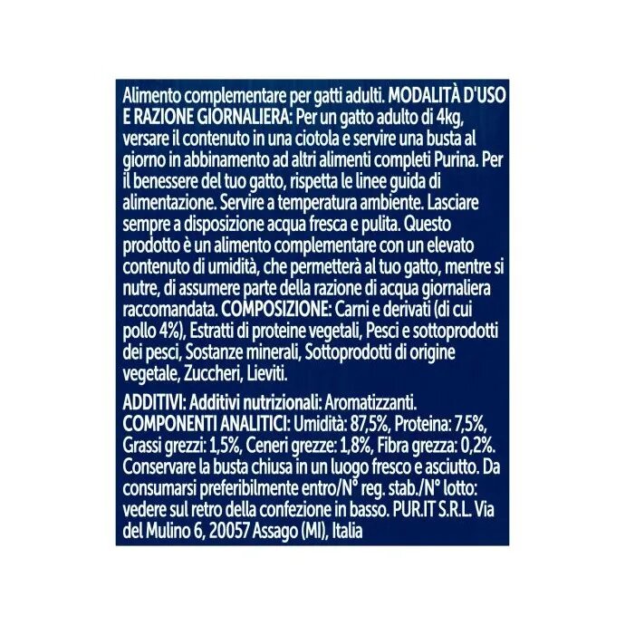 Purina Felix Soup Gusto Pollo Cibo Umido Gatti Adulti Busta 48g-3