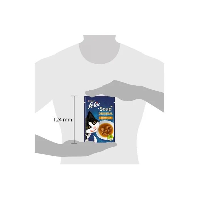 Purina Felix Soup Gusto Pollo Cibo Umido Gatti Adulti Busta 48g-5