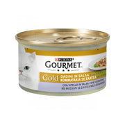 Purina Gourmet Gold Dadini In Salsa Con Vitello E Verdure Per Gatti Lattina 85 g-2