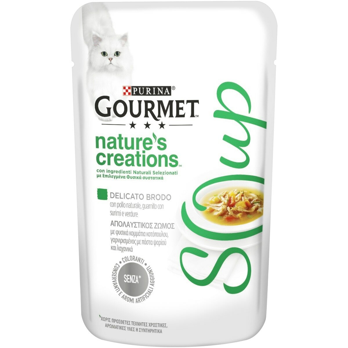 Purina Gourmet Nature's Creations Soup Pollo & Verdure 40g-1