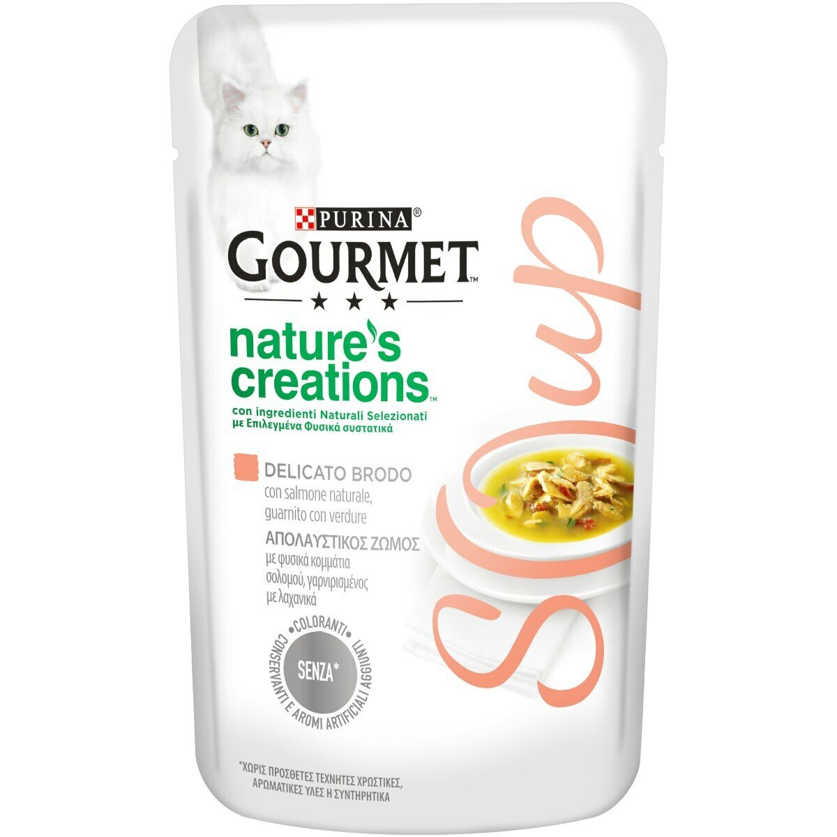 Purina Gourmet Nature's Creations Soup Salmone & Verdure 40g-1