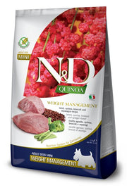 Farmina N&D Dog Mini Quinoa Weight Management Lamb Per Cani Adulti 800g-1