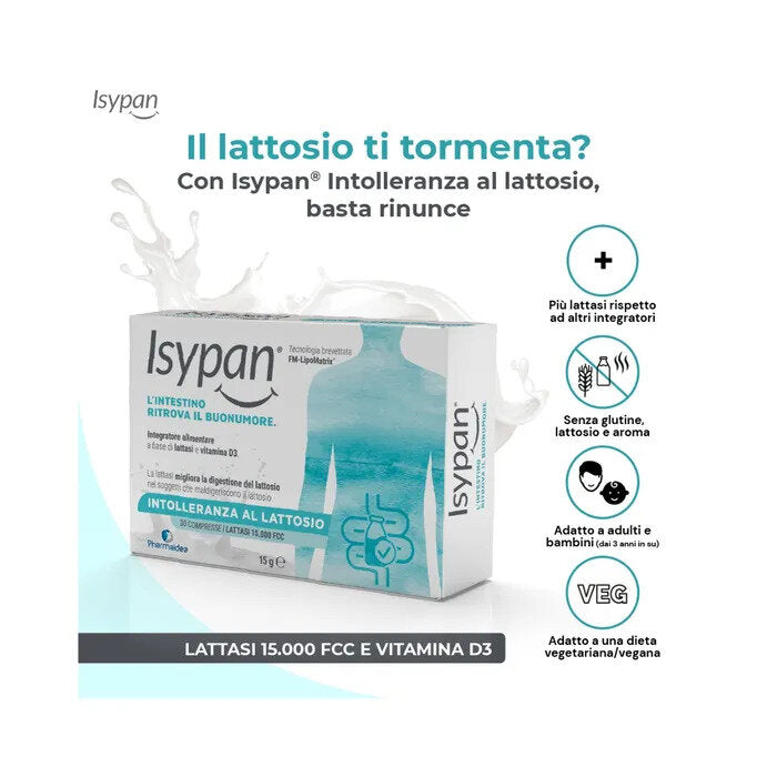Isypan Intolleranza Lattosio 30 Compresse-6