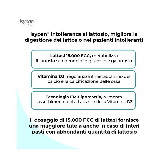 Isypan Intolleranza Lattosio 30 Compresse-8