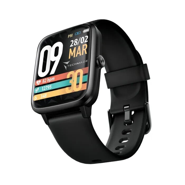 Techmade Smartwatch Sport Con GPS Integrato Colore Black-12
