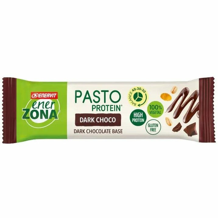 Enerzona Pasto Protein Barretta Sostitutiva Cioccolato Fondente 55g-3