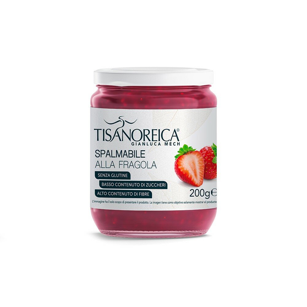 Gianluca Mech Tisanoreica Spalmabile alla Fragola 200g-1
