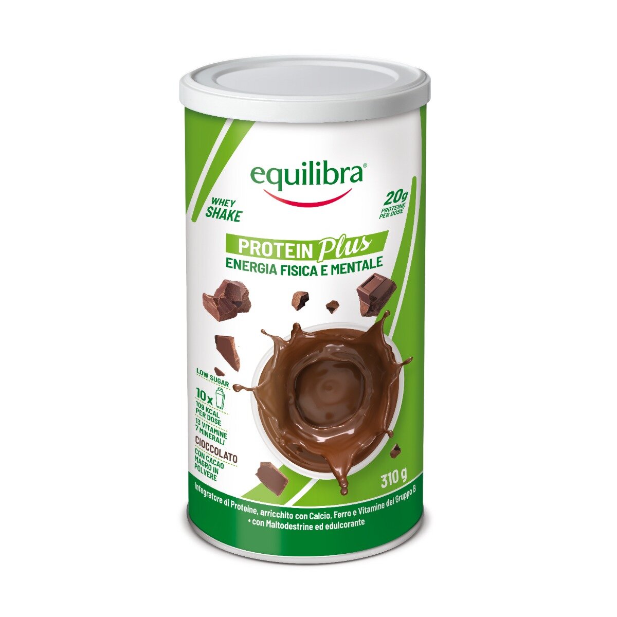 Equilibra Protein Shake Cioccolato 310g-4