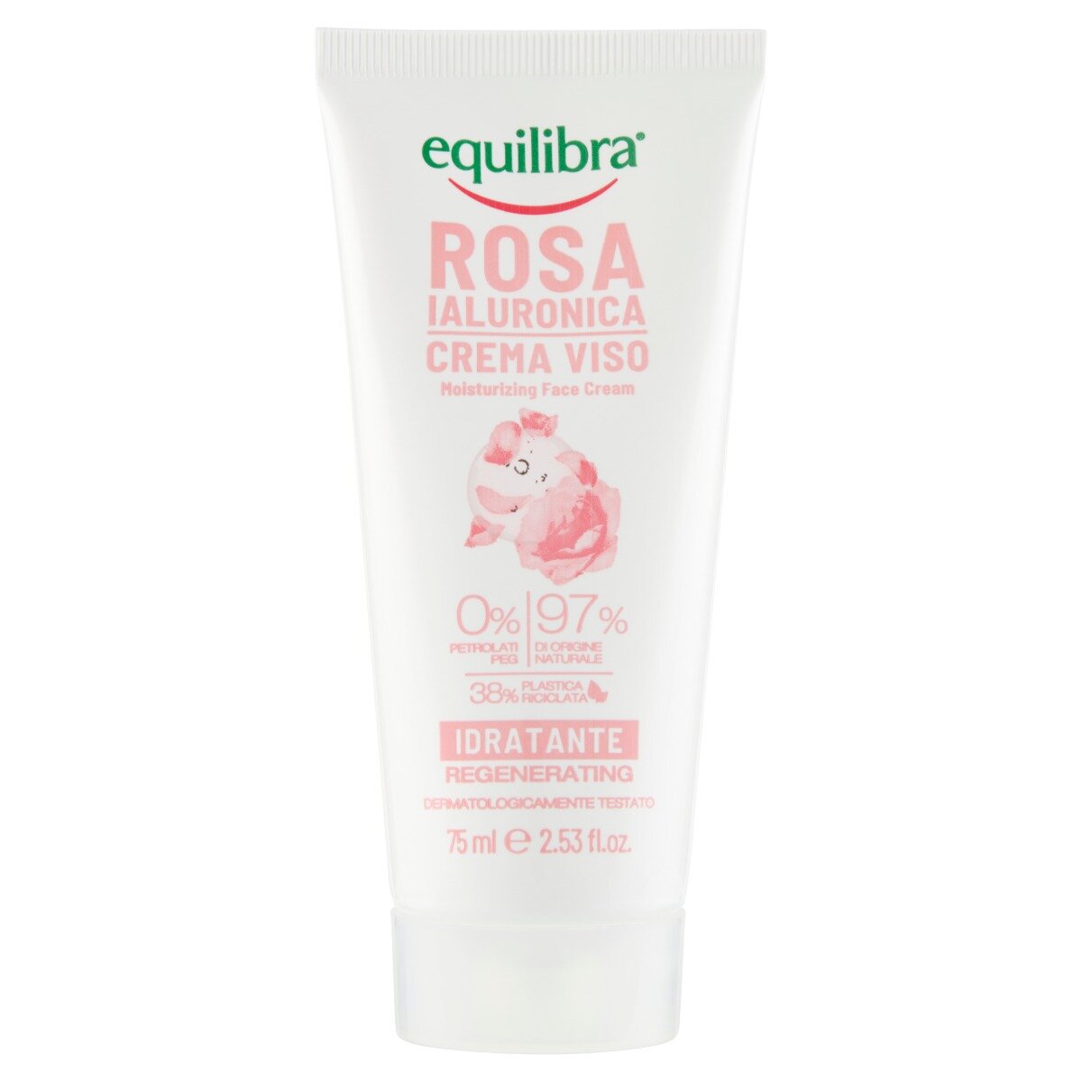 Equilibra Viso Rosa Ialuronica Crema Viso Idratante 75ml-4