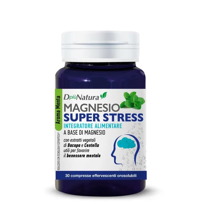 DpiùNatura Magnesio Super Stress Integratore 30 Compresse-1