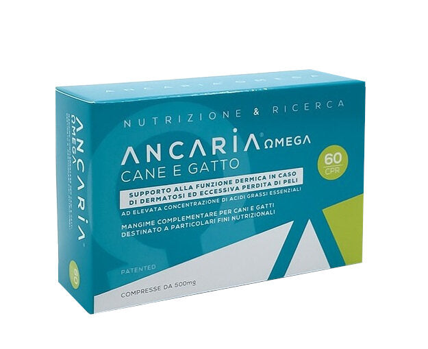 Ancaria Omega Mangime Complementare Per Cani/Gatti 60 Compresse-2