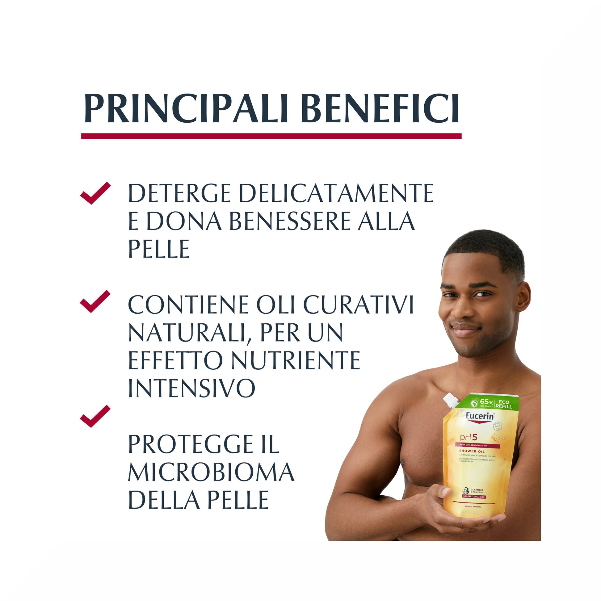 Eucerin pH5 Olio Detergente Doccia Eco Refill 400ml-2