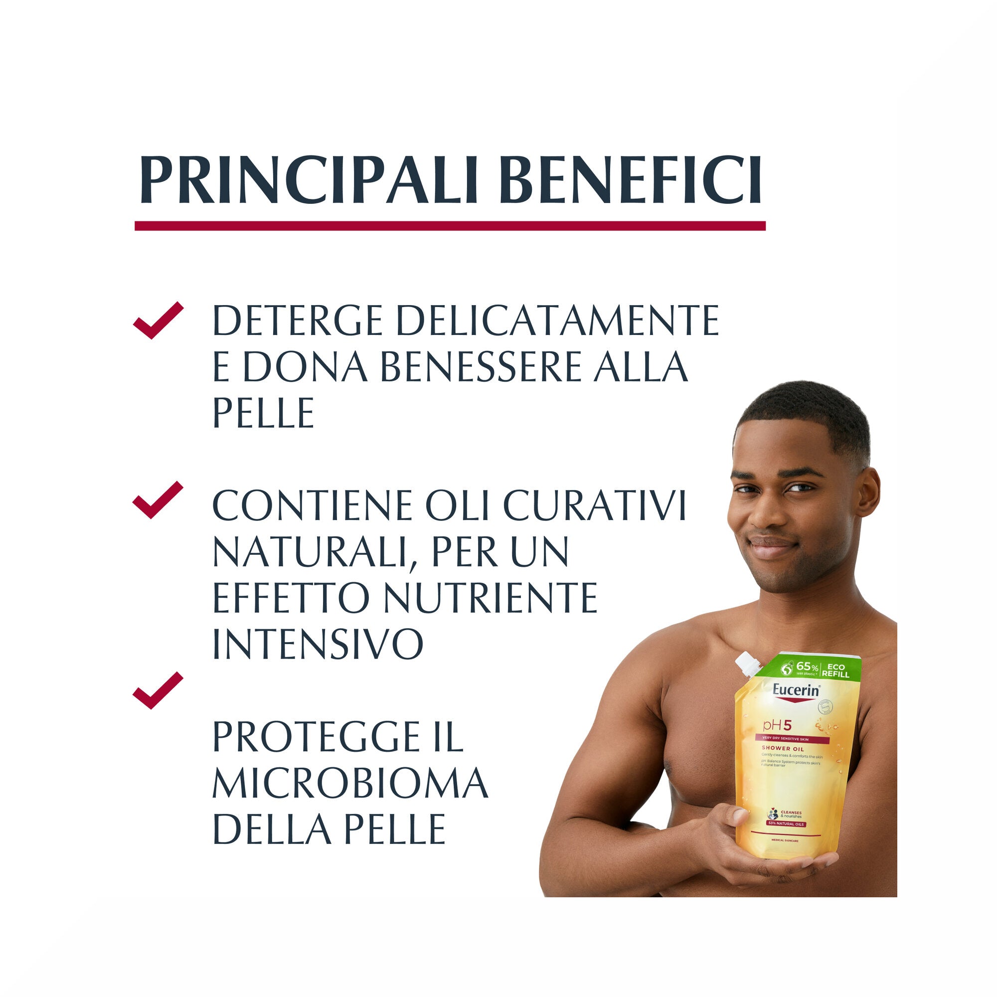 Eucerin pH5 Olio Detergente Doccia Eco Refill 400ml-2