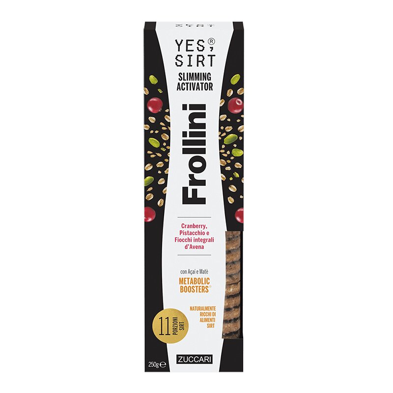 Yes Sirt Frollini Cranberry Pistacchio E  Fiocchi Integrali d’Avena 250g-1