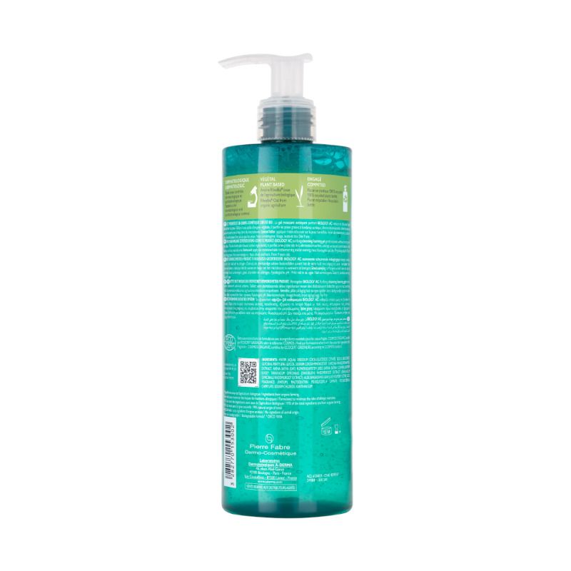A-Derma Biology AC Gel detergente schiumogeno purificante anti-imperfezioni 400ml-2