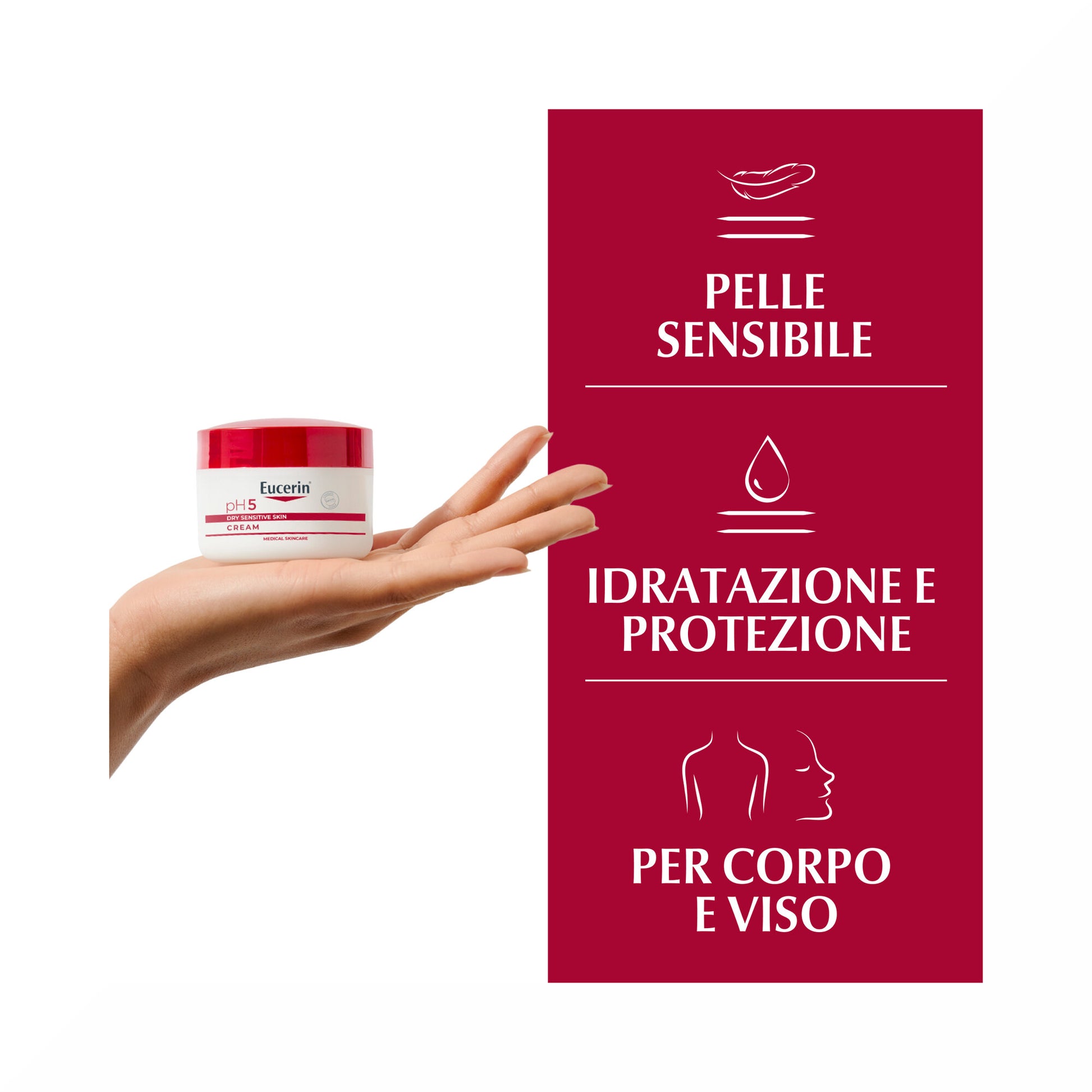Eucerin pH5 Crema pelle sensibile e secca 75ml-3