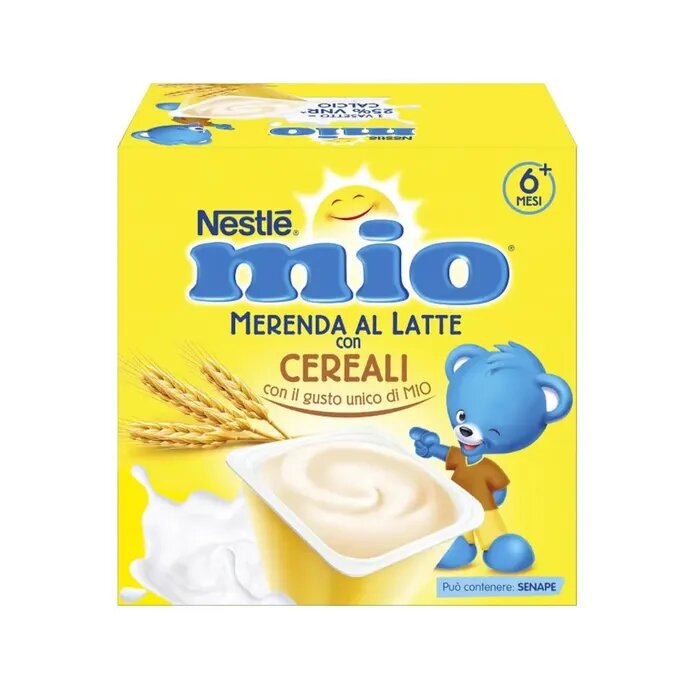 Nestlè Mio Merenda Al Latte Cereali 4 Vasetti Da 100g-9