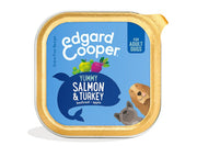 Edgard & Cooper Adult Salmone E Tacchino Allevato A Terra Senza Cereali Cibo Umido per Cani 150g-3
