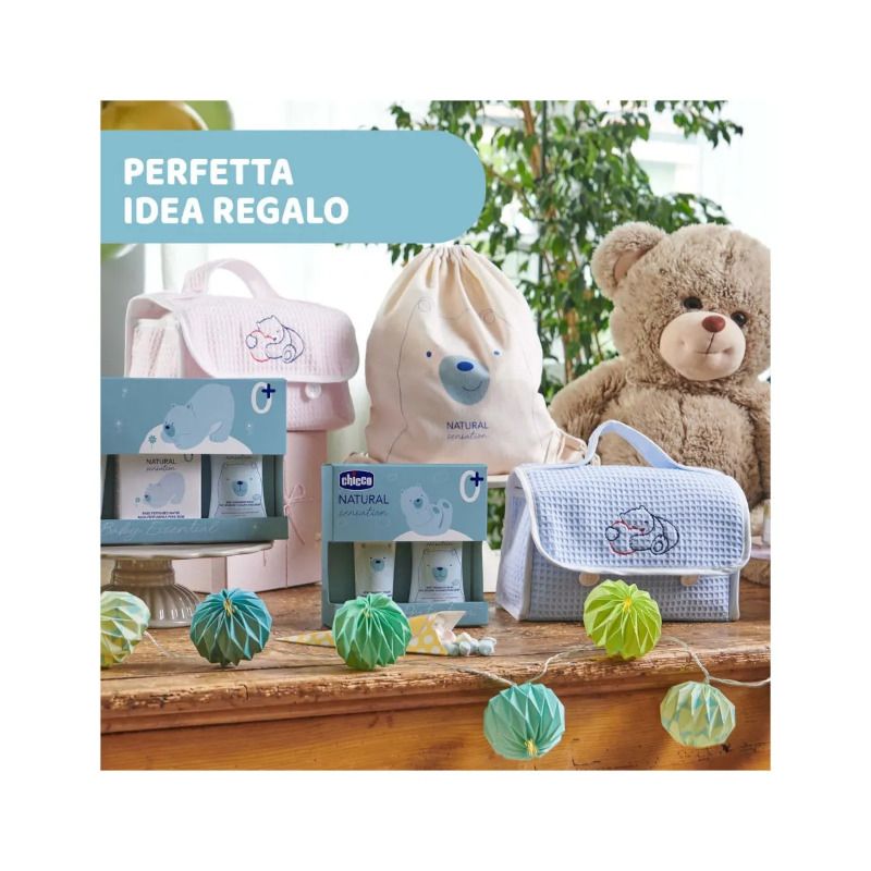 Chicco Natural Sensation Set detergente corpo e capelli 200ml + crema corpo 150ml + acqua profumata-3