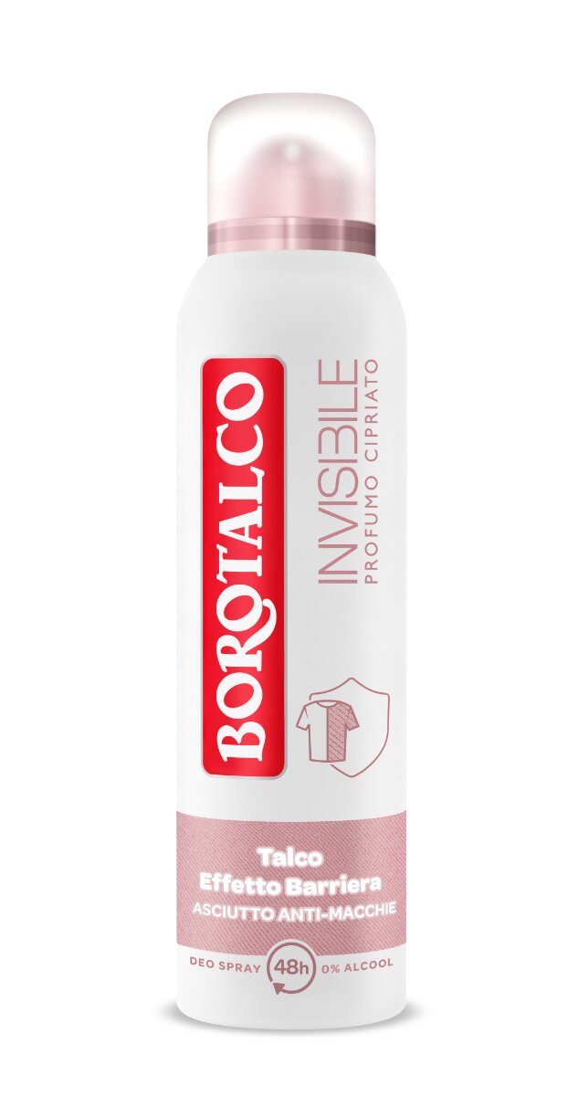 Borotalco Deodorante Spray Invisibile Rosa 150ml-2