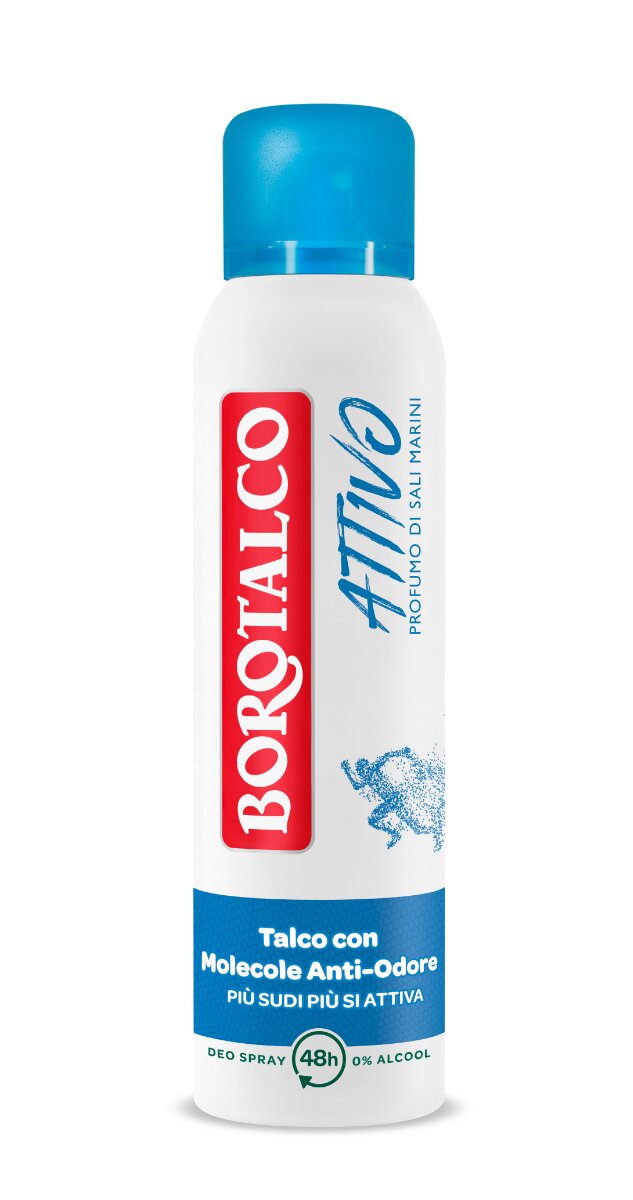 Borotalco Deodorante Spray Attivo Blu 150ml-2