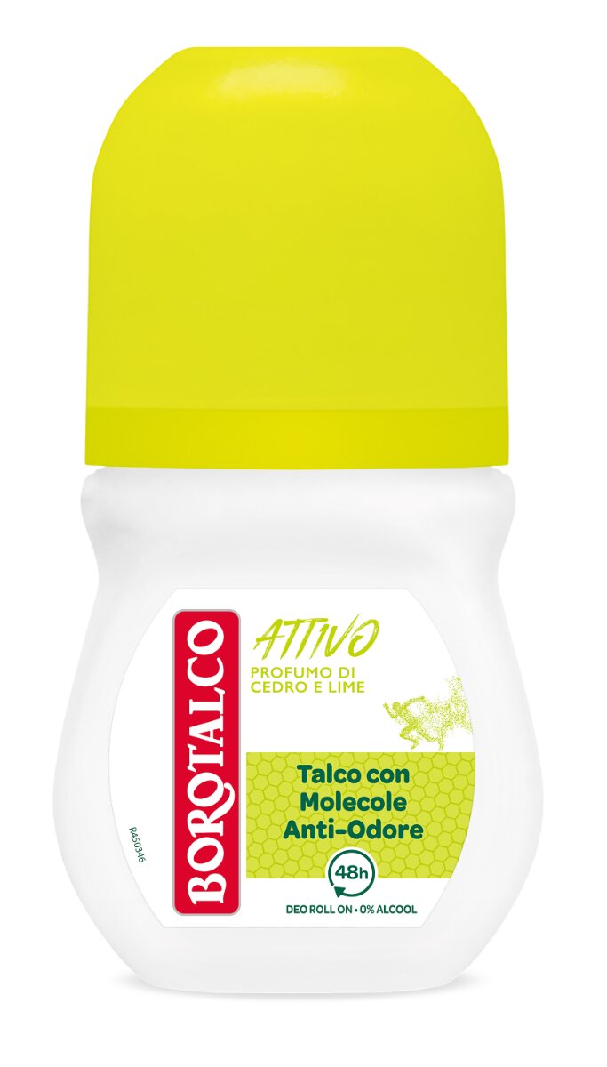 Borotalco Deo Roll Attivo Giallo 50ml-2