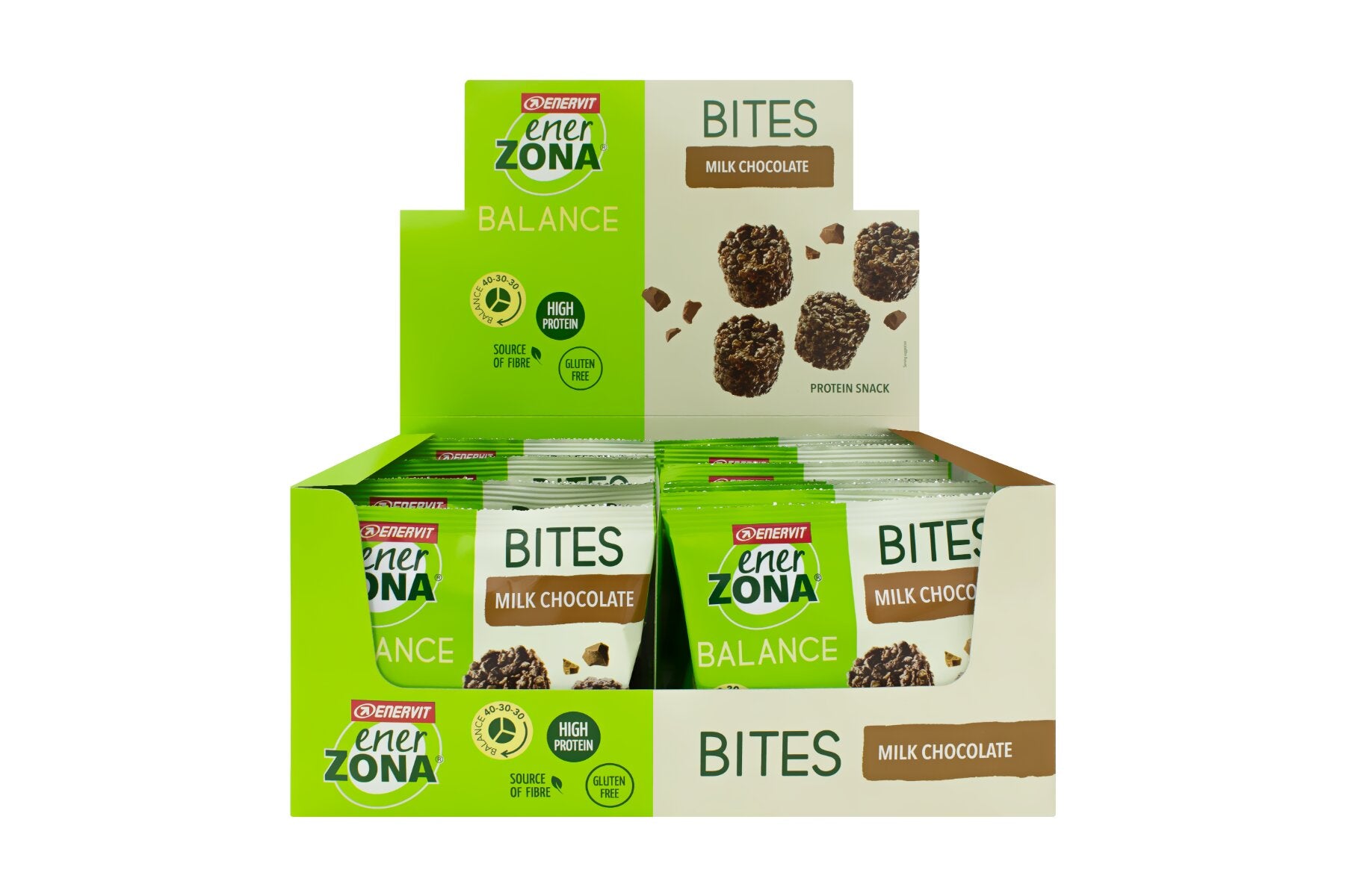 Enerzona Bites Milk Chocolate 24 Minipack Da 24g-1