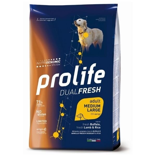 PROLIFE DOG DUAL AD LAMB 12KG-1