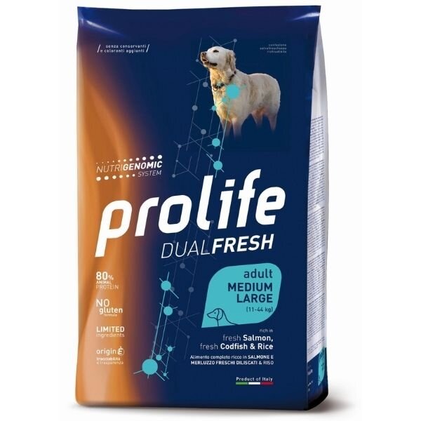 PROLIFE DOG DUAL AD SALM 12KG-1
