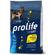 Prolife Dog Smart Chicken & Rice Cibo Secco Per Cani Adulti Taglia Media/Grande Sacco 12 Kg-2