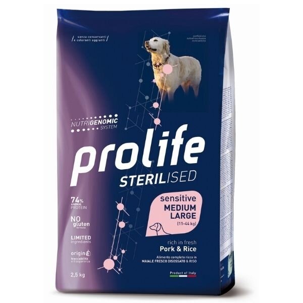 PROLIFE DOG STER PORK&RIC2,5KG-1