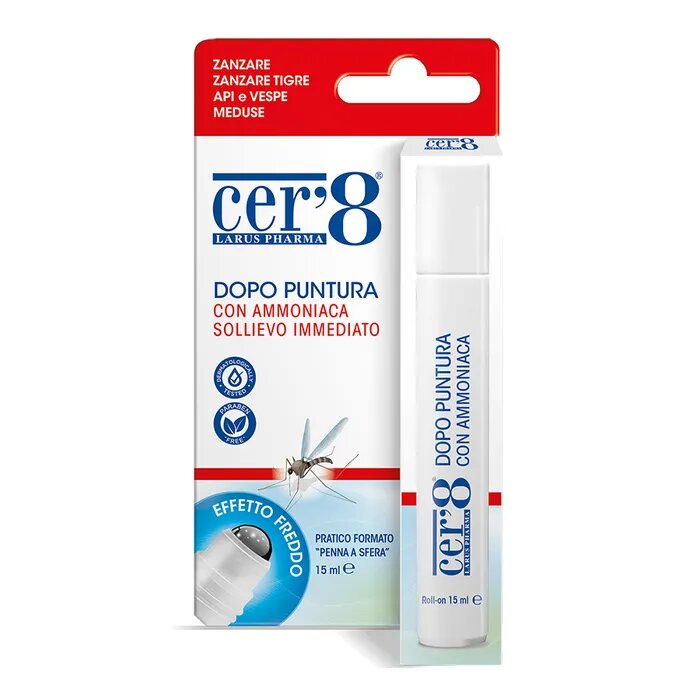 Cer'8 Roll-On Dopopuntura Con Ammoniaca Penna 15ml-3