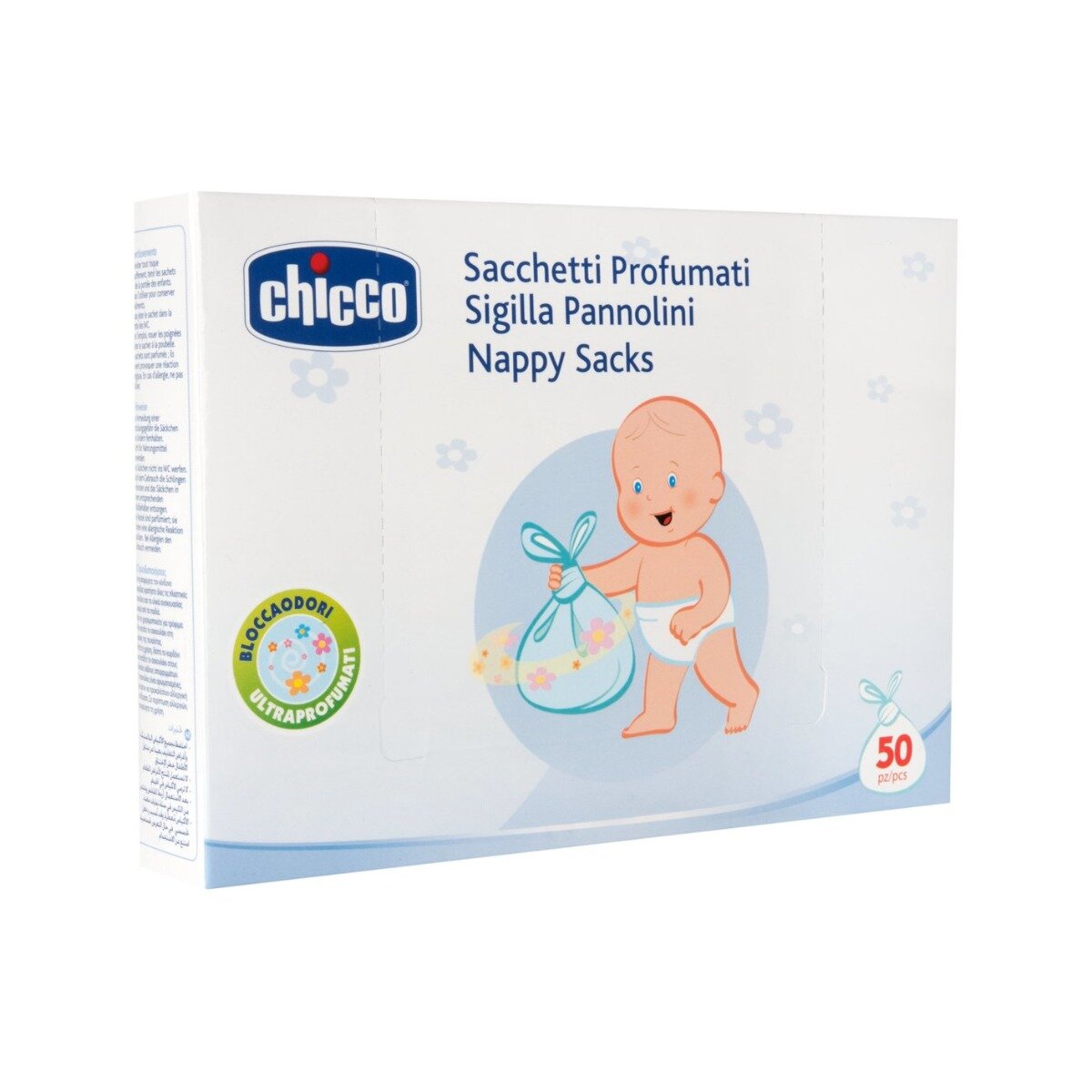 Chicco Sacchetti Profumati sigilla pannolini 50 pezzi-2