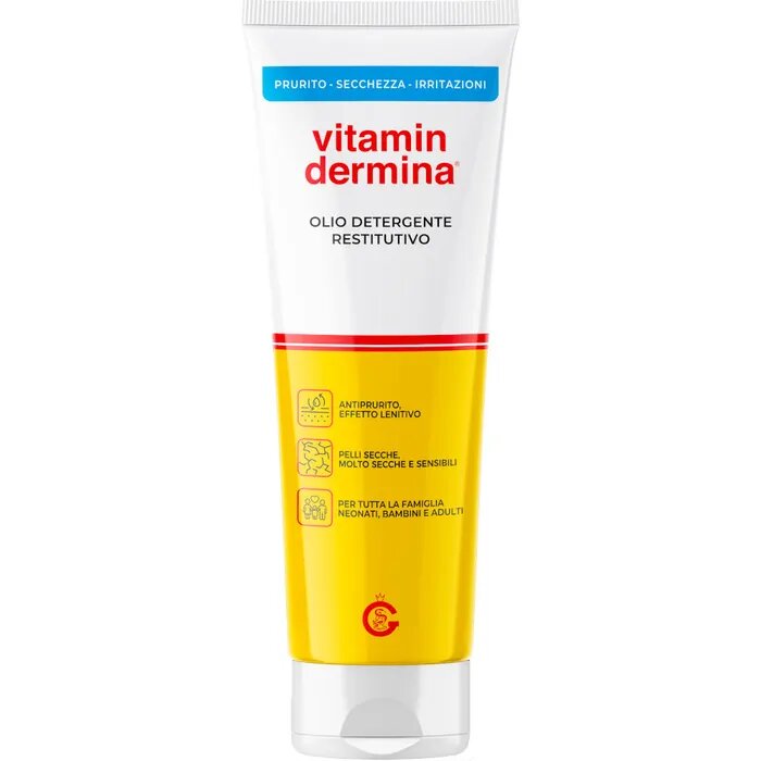 Vitamindermina Olio Detergente Restitutivo Viso/Corpo 250ml-2
