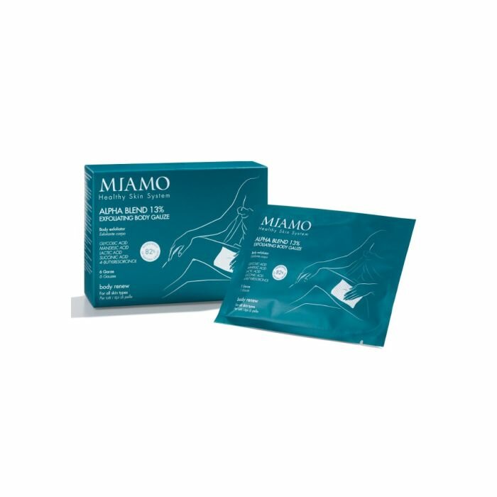 Miamo Body Renew Alpha Blend 13% Exfoliating Body Gauze 6 buste-2
