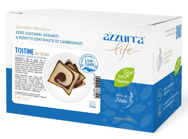 Azzurra Life Tostine Cacao 210g-2
